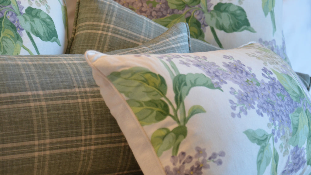 "Bespoke Lilacs" by Chez Maison - Fresh bedlinen embodies that Feeling of Home